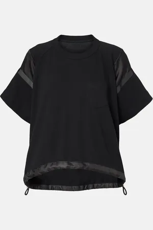 SACAI T-Shirt aus Baumwoll-Jersey