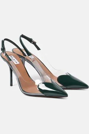 Alaïa Alaïa Slingback-Pumps Le Cœur 90 mit Lackleder