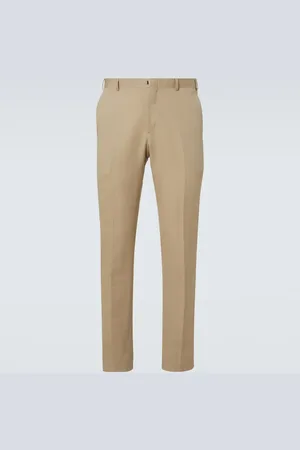 BRIONI Gerade Hose Pienza aus Leinen und Baumwolle