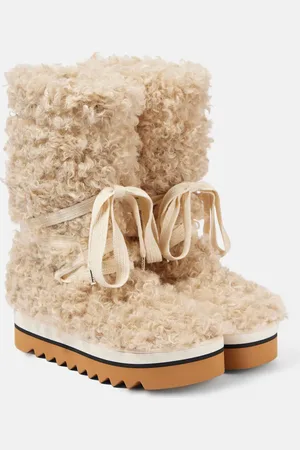 Stella McCartney Schneestiefel Elyse aus Faux Fur