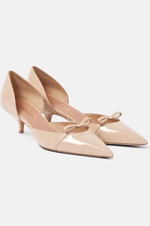 Salvatore Ferragamo Pumps Gyoia Dorsay 40 aus Lackleder