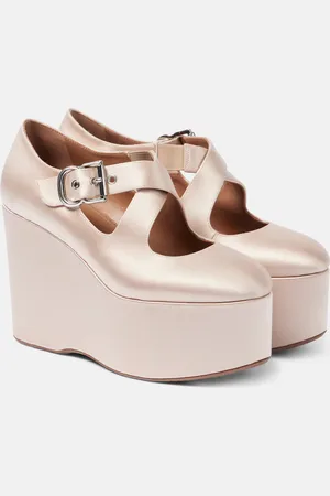 Alaïa Alaïa Wedges 110 aus Satin