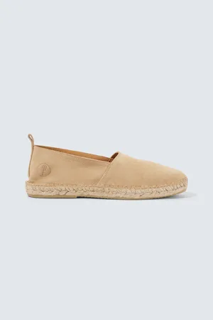 Frescobol Carioca Espadrilles Helio aus Veloursleder