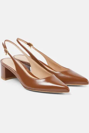Gianvito Rossi Slingback-Pumps 45 aus Leder