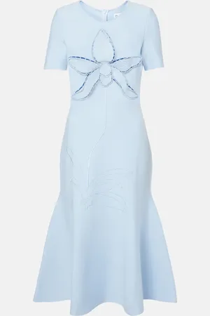 Oscar de la Renta Cocktailkleid aus Jacquard