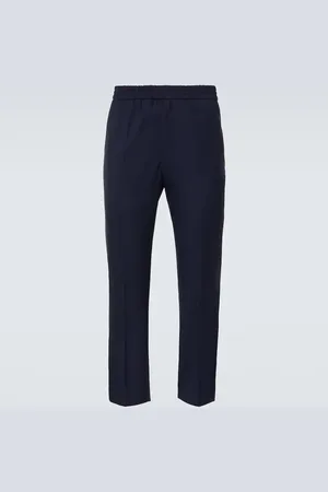 Ami Gerade Hose aus Schurwolle