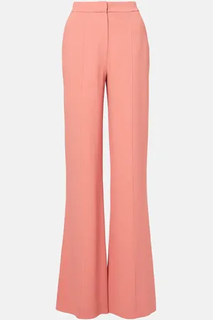 Elie saab High-Rise-Schlaghose aus Cady