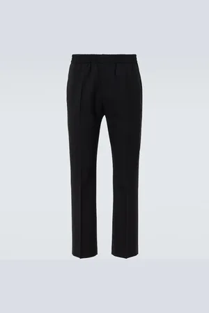 Ami Gerade Hose aus Schurwolle