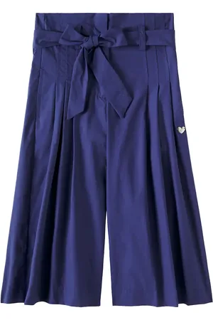 MONNALISA Palazzo-Hose aus Baumwollpopeline