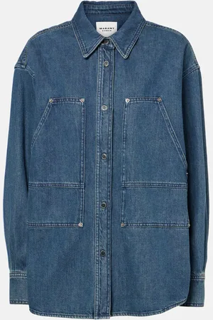 Marant Etoile Hemd Okely aus Denim