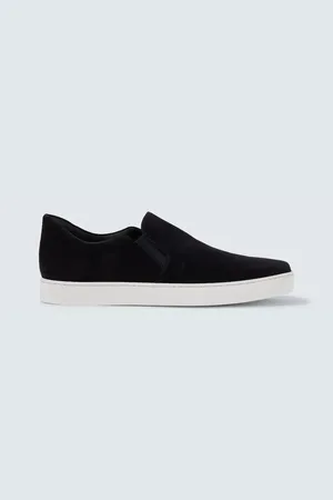 Manolo Blahnik Slip-Ons Nadores aus Veloursleder