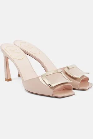 Roger Vivier Pantoletten Trompette 85 aus Lackleder