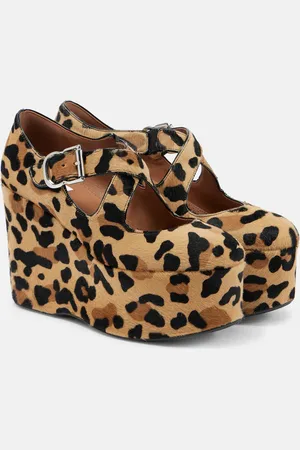 Alaïa Alaïa Wedges Criss Cross aus Kalbshaar