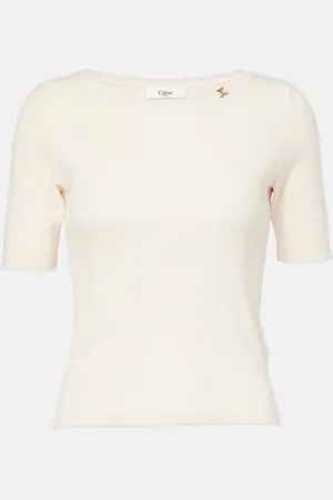 Chloé Chloé T-Shirt aus Baumwoll-Jersey