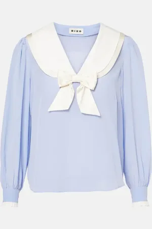 RIXO London Top Eimer aus Seide