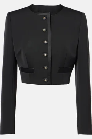Dolce & Gabbana Cropped-Jacke aus einem Wollgemisch