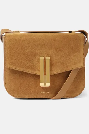 DeMellier Schultertasche Vancouver Small aus Veloursleder