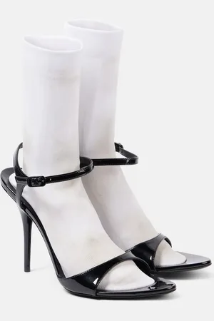 Balenciaga Sandalen Avenue Sock 110 aus Lackleder
