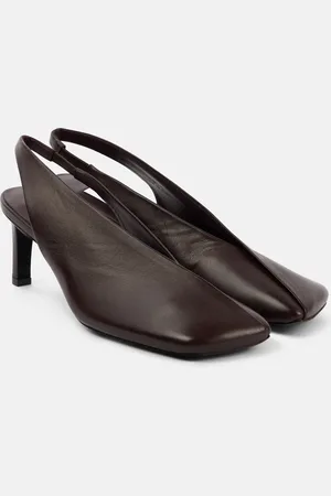 Jil Sander Slingback-Pumps aus Leder