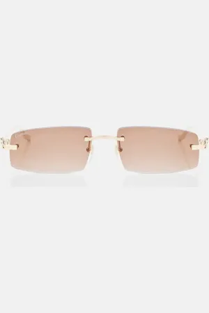 Cartier Eckige Sonnenbrille Panthère de Cartier