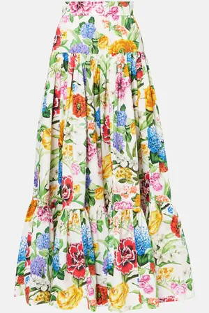 Dolce & Gabbana Maxirock aus Baumwoll-Popeline