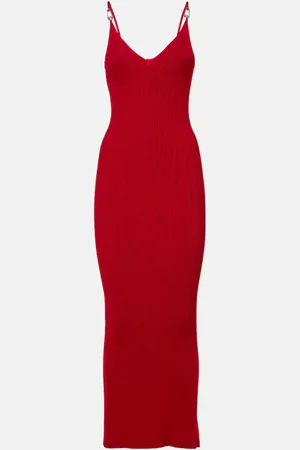VERSACE Slipdress aus Rippstrick
