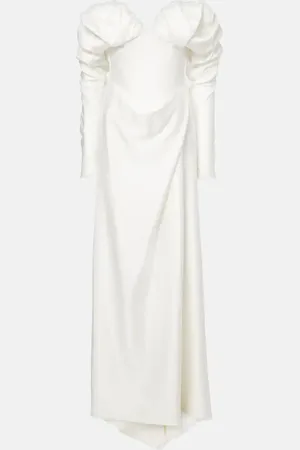 Vivienne Westwood Bridal Off-Shoulder-Robe Ember aus Satin