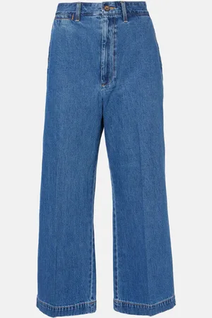 Ralph Lauren Cropped Wide-Leg Jeans
