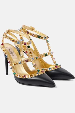 VALENTINO GARAVANI Pumps Rockstud 100 aus Leder