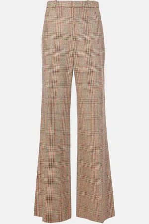Chloé Chloé Weite Hose aus einem Wollgemisch