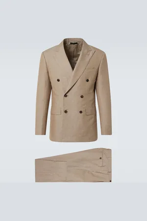 BRIONI Anzug aus Wolle, Leinen und Seide