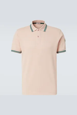Moncler Polohemd aus Baumwoll-Piqué
