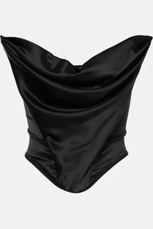 MAGDA BUTRYM Top aus Satin