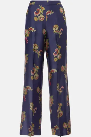 Etro Palazzo-Hose aus Seide