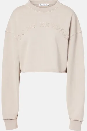 Acne Studios Cropped-Sweatshirt aus Baumwoll-Jersey