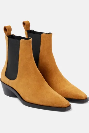 Proenza Schouler Ankle Boots Bronco aus Veloursleder