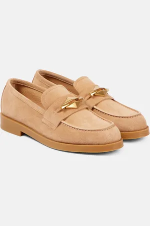 Jimmy Choo Loafers Maddie Diamond aus Veloursleder