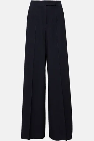 Max Mara Weite Hose Osol aus einem Wollgemisch