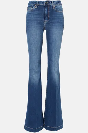 AG Jeans High-Rise Flared Jeans Tropea