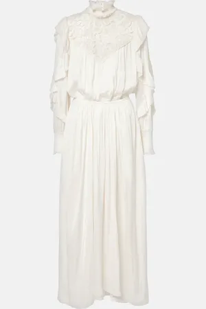 Isabel Marant Maxikleid Sharlene mit Spitze