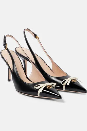VALENTINO GARAVANI Slingback-Pumps Bepointy 80 aus Leder