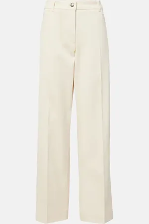 Moncler Gerade Hose aus Baumwoll-Gabardine