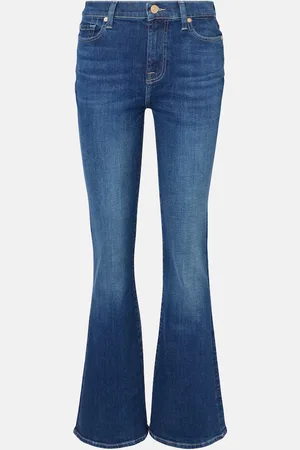 7 for all Mankind High-Rise Flared Jeans Ali