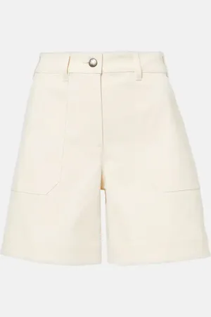 Moncler Shorts aus Baumwoll-Gabardine