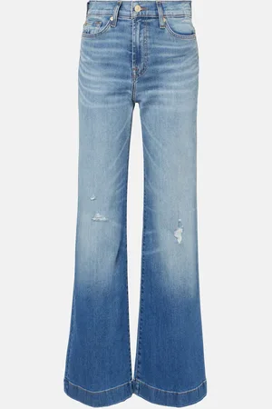 7 for all Mankind High-Rise Flared Jeans Modern Dojo
