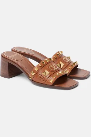 VALENTINO GARAVANI Pantoletten Plaster Caster 60 aus Leder