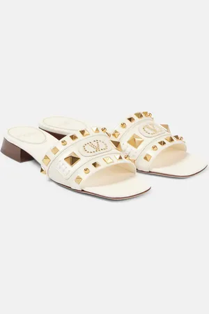VALENTINO GARAVANI Pantoletten Plaster Caster aus Leder
