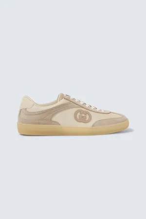 Gucci Sneakers Interlocking G mit Veloursleder
