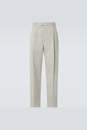 Bottega Veneta Gerade High-Rise-Hose