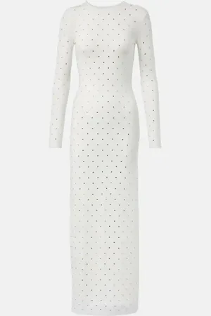 Paco rabanne Bridal Maxikleid mit Kristallen